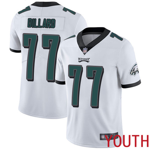 Youth Philadelphia Eagles #77 Andre Dillard White Vapor Untouchable NFL Jersey Limited Player Football->philadelphia eagles->NFL Jersey